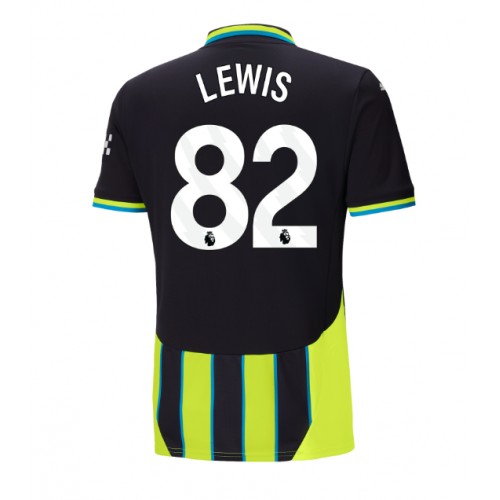 Manchester City Rico Lewis #82 Gostujuci Dres 2024-25 Kratak Rukav